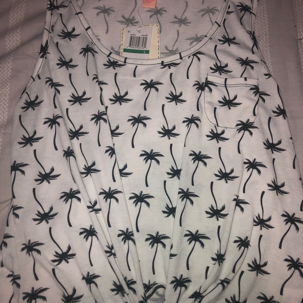 Tank top with  palm tree